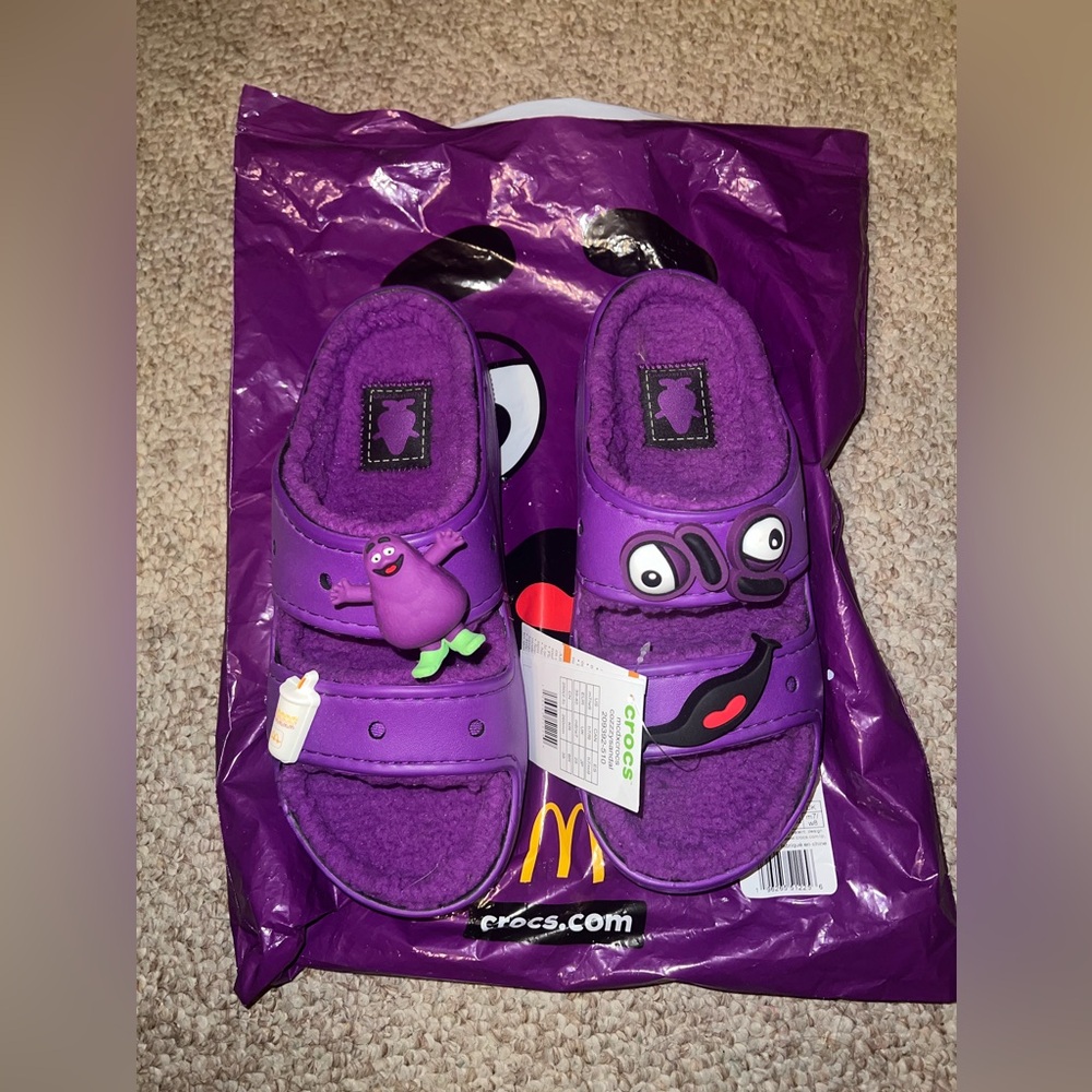 McDonald's x Crocs Grimace Cozzy Sandal